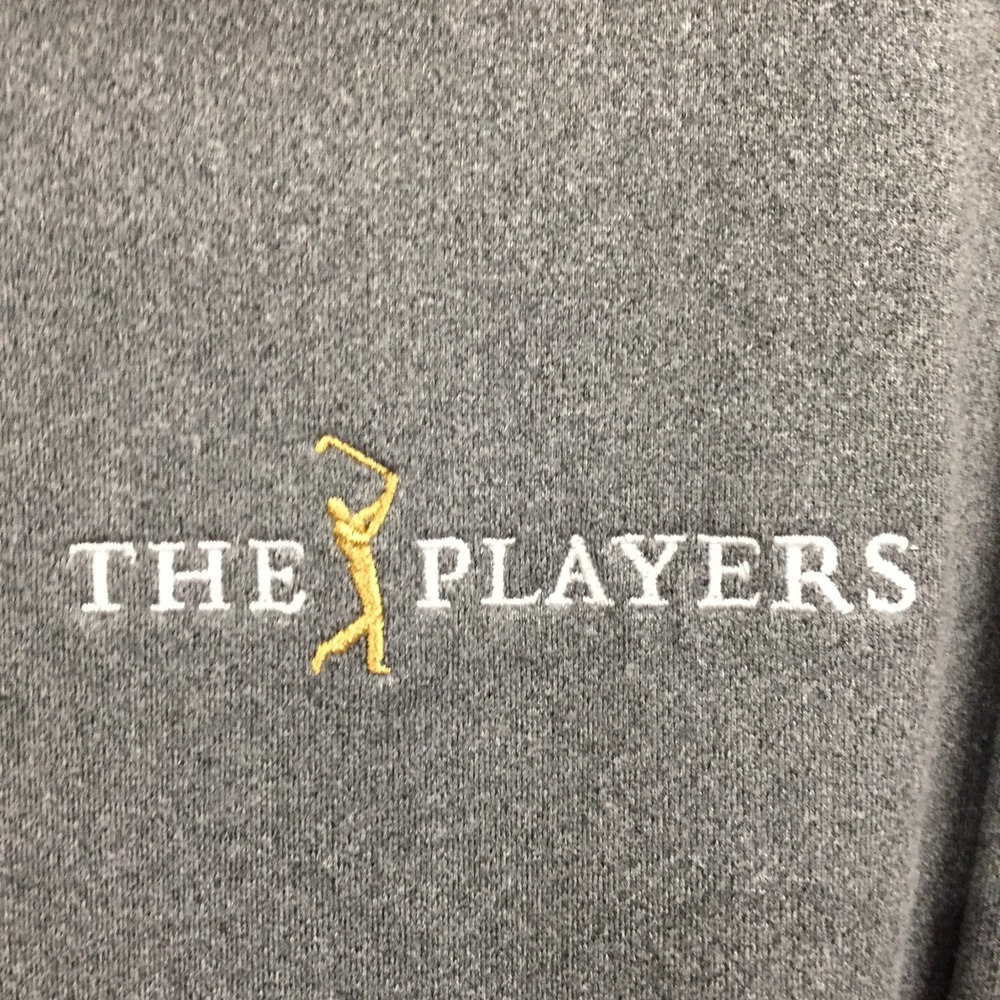 Levelwear Mens THE PLAYERS Championship Zip Pullover Grey XXL Golf Activewear